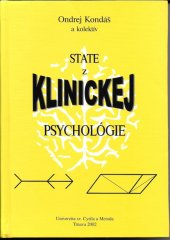 kniha State z klinickej psychológie, Univerzita sv. Cyrila a Metoda, Trnava 2002