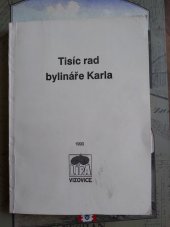 kniha Tisíc rad bylináře Karla, Lípa 1990