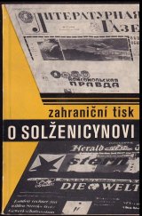 kniha Zahraniční tisk o Solženicynovi [Sborník], Novinář 1972