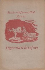 kniha Legenda o Josefovi, Zátiší, B.M. Klika 1922