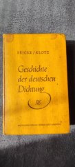 kniha Geschichte der Deutschen dichtung Elfte auflage, Lübeck 1965