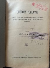 kniha CHoroby pohlavní, B. Kočí 1906