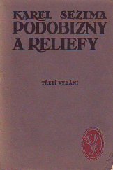 kniha Podobizny a reliefy studie o domácí próze soudobé, Jos. R. Vilímek 1927