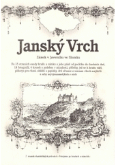 kniha Janský Vrch zámek v Javorníku ve Slezsku, Beatris 2001