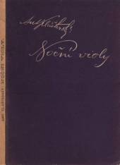 kniha Noční violy Básně, F. Šimáček 1894