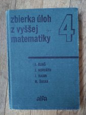 kniha Zbierka úloh z vyššej matematiky 4. část , Alfa 1979