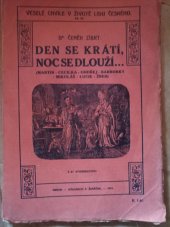 kniha Den se krátí, noc se dlouží ..., F. Šimáček 1910