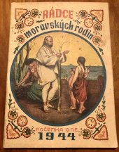 kniha Rádce moravských rodin Ročenka dne 1944, Brněnská tiskárna 1943