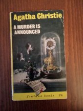 kniha A Murder Is Announced, Fontana Books 1963