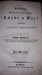 kniha Nedělnj, swátečné i přjležitostné Kázně a Řeči (Díl druhý), W Budjně, tiskem Jana Gyuriana a Martina Bagó 1844