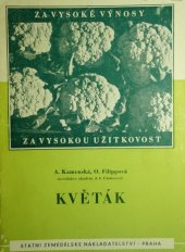 kniha Květák Určeno pro zelináře kolchozů a sovchozů a pro zeměd. odborníky, SZN 1953