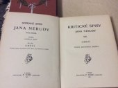 kniha Kritické spisy Jana Nerudy. 8, - Umění : - Úvahy, životopisy, kritiky, F. Topič 1911