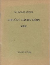 kniha Stručný nástin dějin Spiše, s.n. 1935