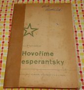 kniha Hovoříme esperantsky = (Esperanta konversacio), Šolc a Šimáček 1947