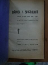 kniha Návody k zavařování Zavařování ovoce, zelenin, masa, ryb a tuků v patentních zavařovacích sklenicích, Sklárny a rafinerie Josef Inwald, a.s. Poděbrady 1920