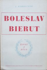 kniha Boleslav Bierut Život a dílo, SNPL 1953