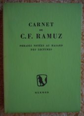 kniha Phrases notées au hasard des lectures, Mermod 1947