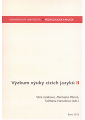 kniha Výzkum výuky cizích jazyků II, Masarykova univerzita 2012