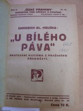 kniha U bílého páva Groteskní historie z praž. předměstí, Hůrka 1920