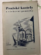 kniha Pražské kostely a církevní památky O kostelu Sv. Jiří na pražském hradě, J. Otto & Růžička 1941