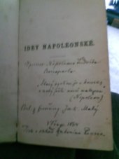 kniha Idey napoleonské, Antonín Renn 1864