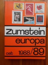 kniha Zumstein Europa ost 1988/89 Katalog poštovních známek, Zumstein 1989