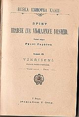 kniha Vzkříšení, J. Otto 1909