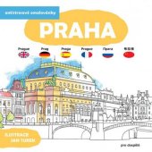 kniha Praha Antistresové omalovánky, Omega 2016