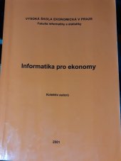 kniha Informatika pro ekonomy, Vysoká škola ekonomická 2001