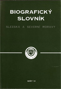 kniha Biografický slovník Slezska a severní Moravy., Ostravská univerzita 1996