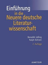 kniha Einführung in die Neuere deutsche Literaturwissenschaft, J.B.Metzler 2007