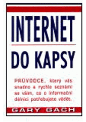 kniha Internet do kapsy, Pragma 1999