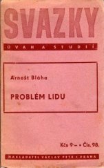 kniha Problém lidu, Václav Petr 1947