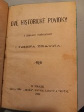 kniha Dvě historické povídky, Libuše, Matice zábavy a vědění 1894