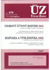 kniha Vzorový účtový rozvrh Rozvaha a výsledovka 2005, Sagit 2005