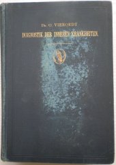 kniha Diagnostik der inneren krankenheiten, Vogel 1905