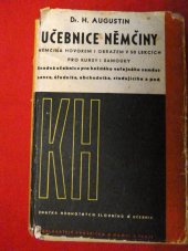 kniha Učebnice němčiny němčina hovorem i obrazem pro samouky a kursy, Kvasnička a Hampl 1941