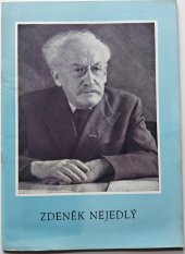 kniha Zdeněk Nejedlý Bibliografie : [Sborníček], Kniha 1955