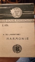 kniha Harmonie = [Harmonies poétiques et religieuses], J. Otto 1911