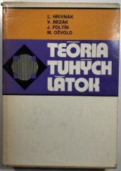 kniha Teória tuhých látok, Veda 1978