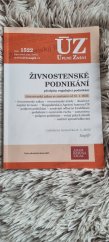 kniha ÚZ 1522 Živnostenské podnikání - Úplné znění živnostenského zákona od 15.1.2023, Sagit 2023