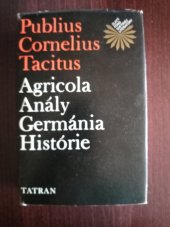 kniha Agricola, Anály, Germánia, Histórie, Tatran 1980