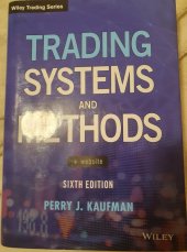 kniha Trading systems and methods, Wiley 2020