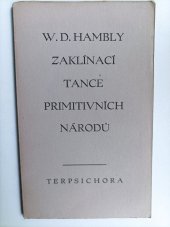 kniha Zaklínací tance primitivních národů , Terpsichora 1934