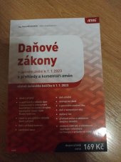 kniha Daňové zákony  V úplném znění k 1.1.2023, Anag 2023