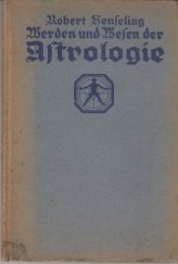 kniha Werden und Wesen der Astrologie, Kosmos, Gesellschaft der Naturfreunde 1924