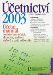 kniha Účetnictví 2003, Linde 2003