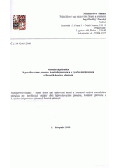 kniha Metodická příručka k povolovacímu procesu, kontrole provozu a k vyúčtování provozu výherních hracích přístrojů, Ministerstvo financí 2008