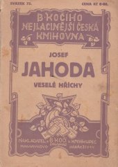 kniha Veselé hříchy humoresky, B. Kočí 1928