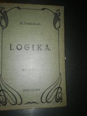 kniha Logika, I.L. Kober 1913